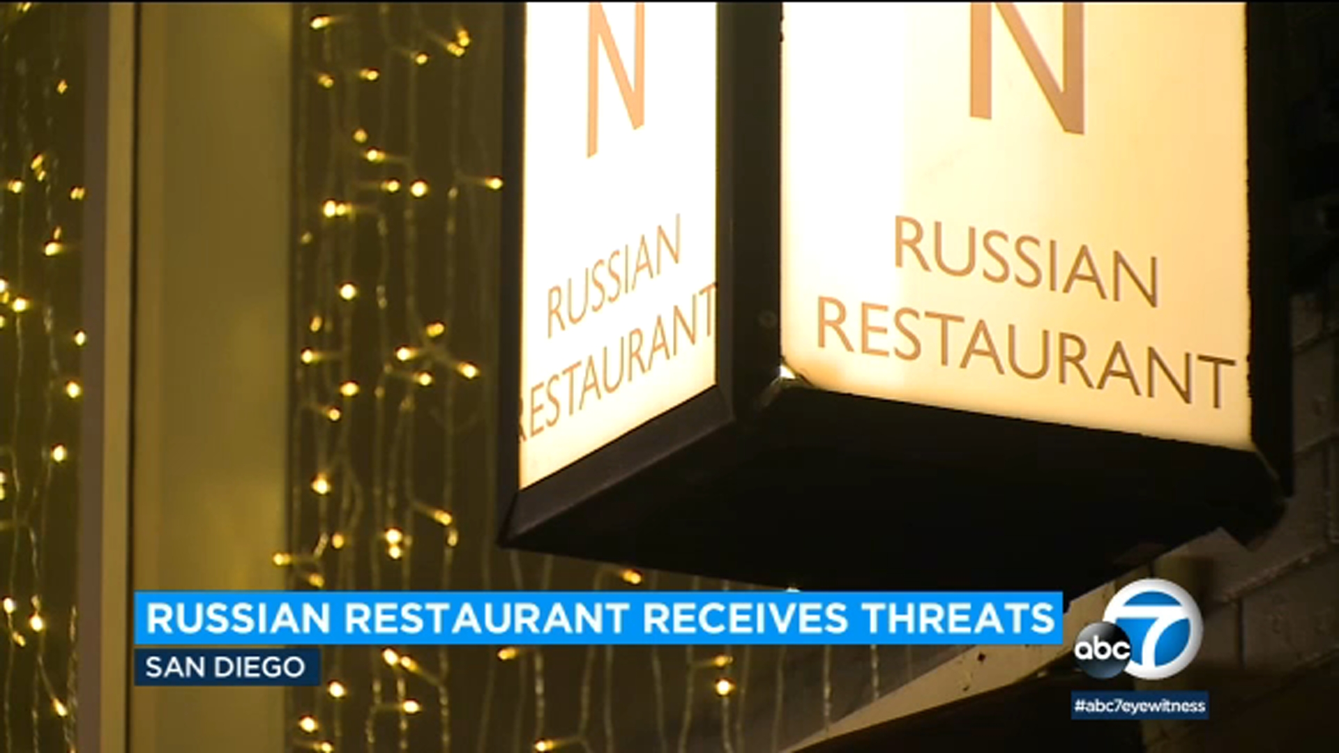 SoCal Russian restaurant owner reports threats over Ukraine crisis