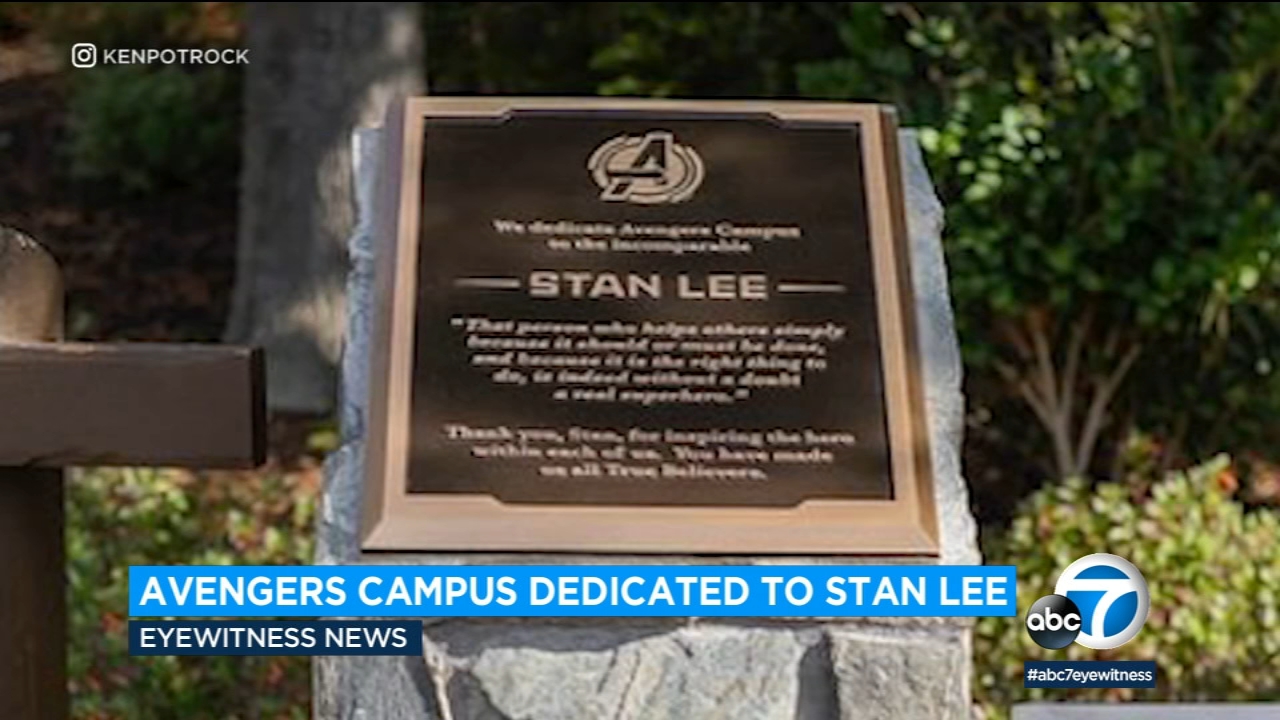 Stan Lee honored at Disney's Avengers Campus in Anaheim