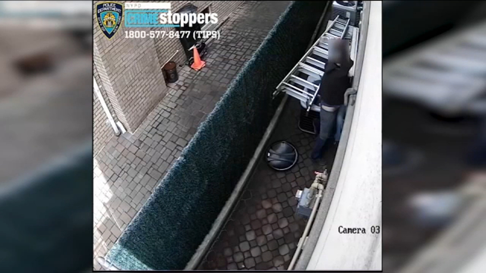 Man hit with ladder in unprovoked attack in Brooklyn by man screaming