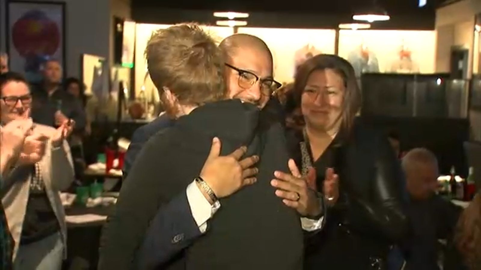 CPD Officer Carlos Yanez, Bensenville Officer Steve Kotlewski attend Rosemont fundraiser for