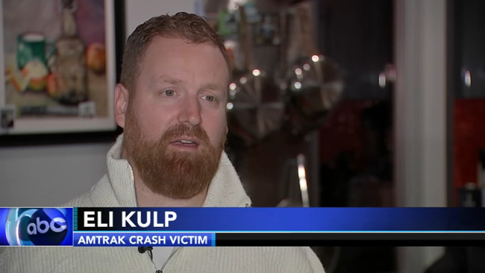 Paralyzed Amtrak victim Eli Kulp says he is OK with not guilty train