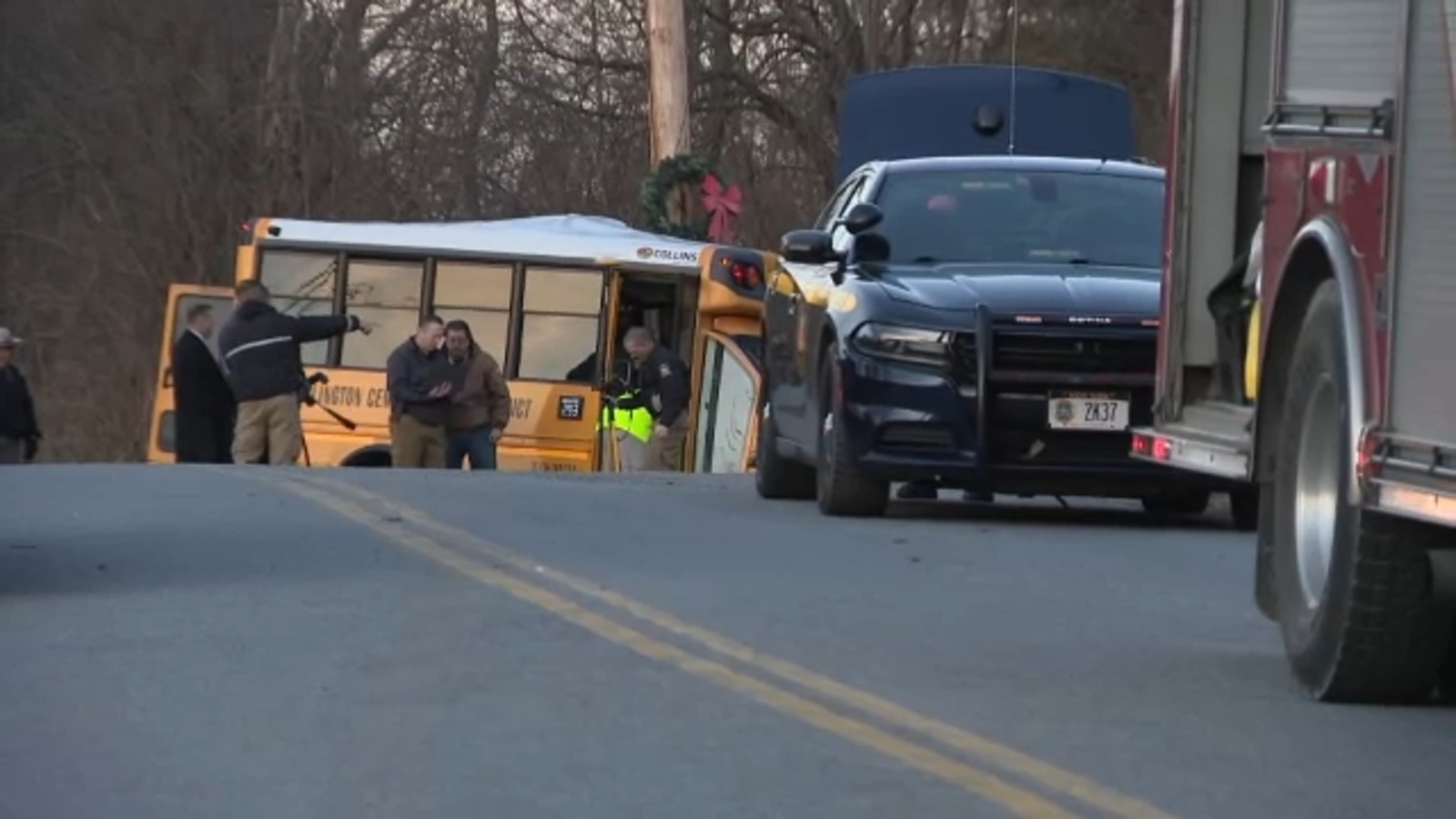 School bus accident Arlington School District minibus crashes into New