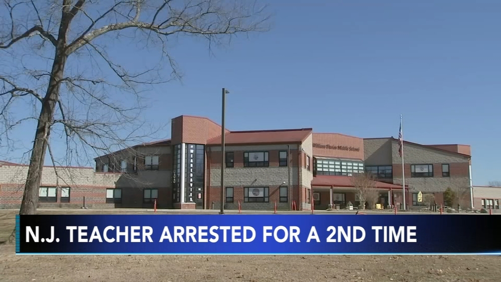 NJ teacher arrested for 2nd time for social media threats