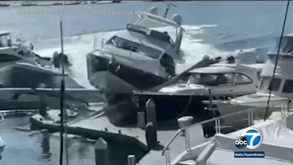 Wild video shows man allegedly stealing 65-foot yacht in Newport Beach