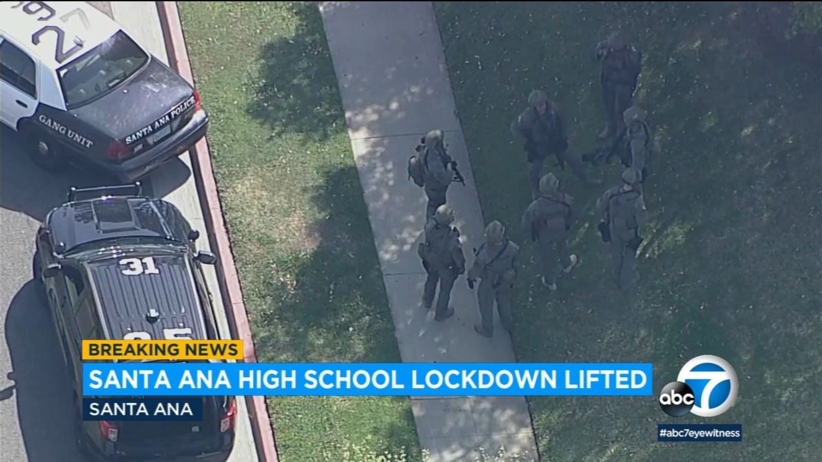Santa Ana High School lockdown lifted after reports of bomb threat ...