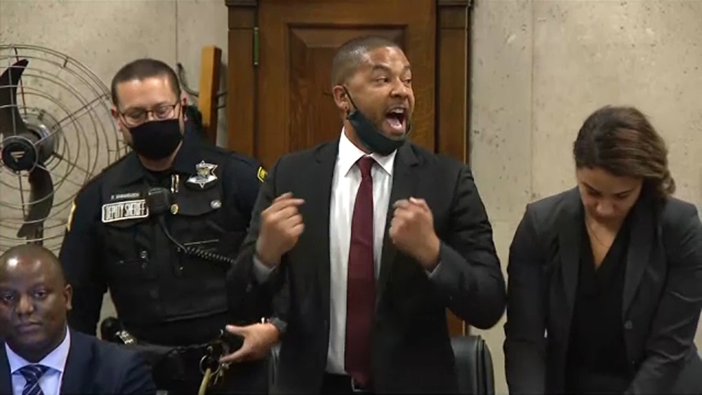Jussie Smollett outburst in court after sentencing