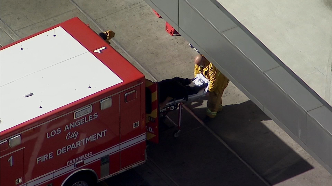 LAPD motorcycle officer hospitalized after crash in Chinatown