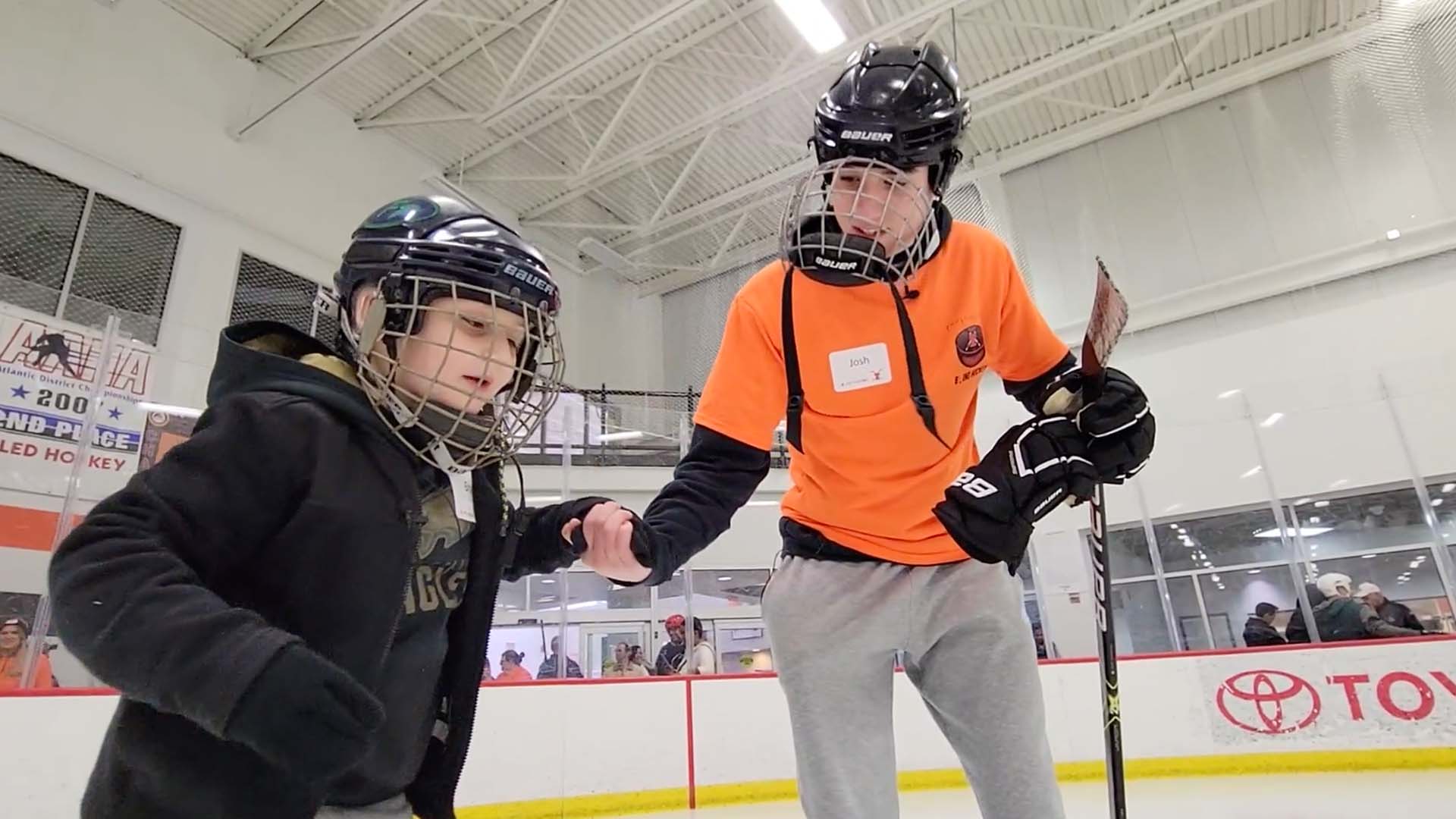 Philadelphia Blind Hockey team promotes inclusivity on the ice