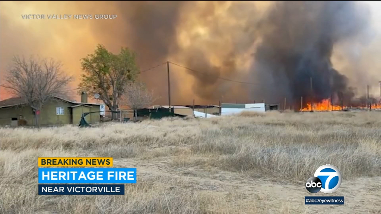 Fire in San Bernardino County near Oro Grande prompts evacuations
