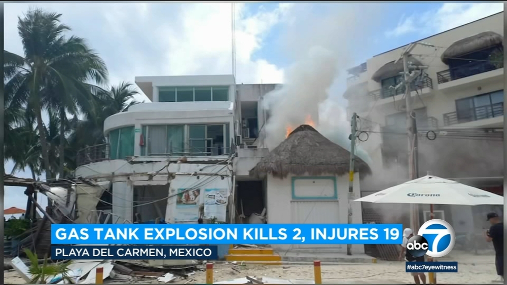 2 dead, 19 injured in suspected gas leak explosion in Playa del Carmen