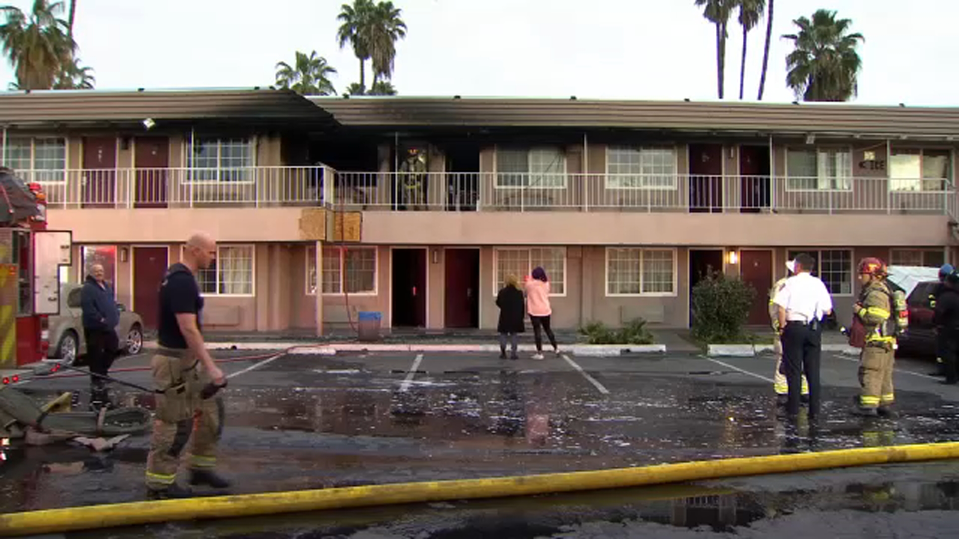 Fire damages transitional housing facility in west central Fresno