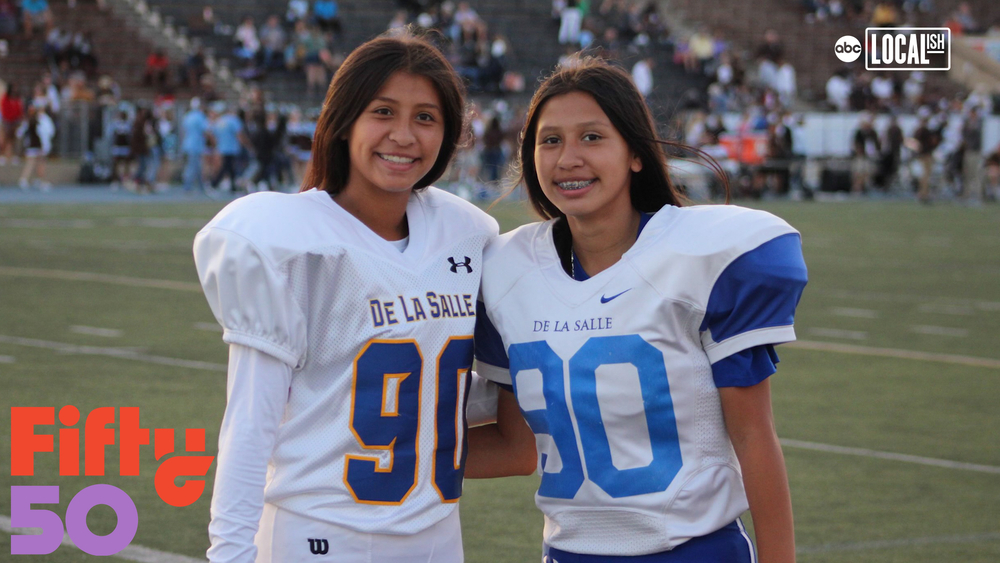 'Girl power': Sisters make history as kickers for HS football team