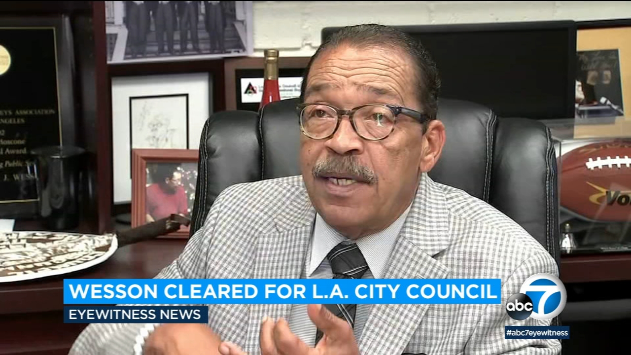 Wesson cleared to temporarily fill Ridley-Thomas' LA City Council seat