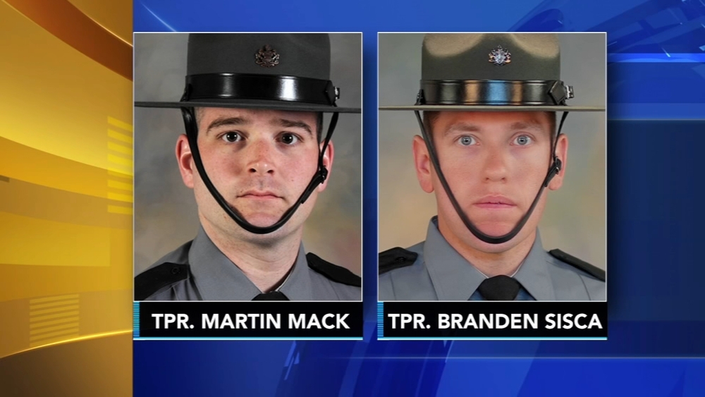 2 Pa. state troopers killed in I-95 crash identified