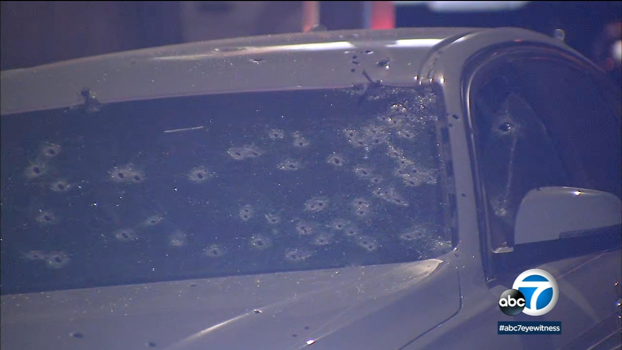 Woman shot in hail of gunfire in Exposition Park, shooter at large