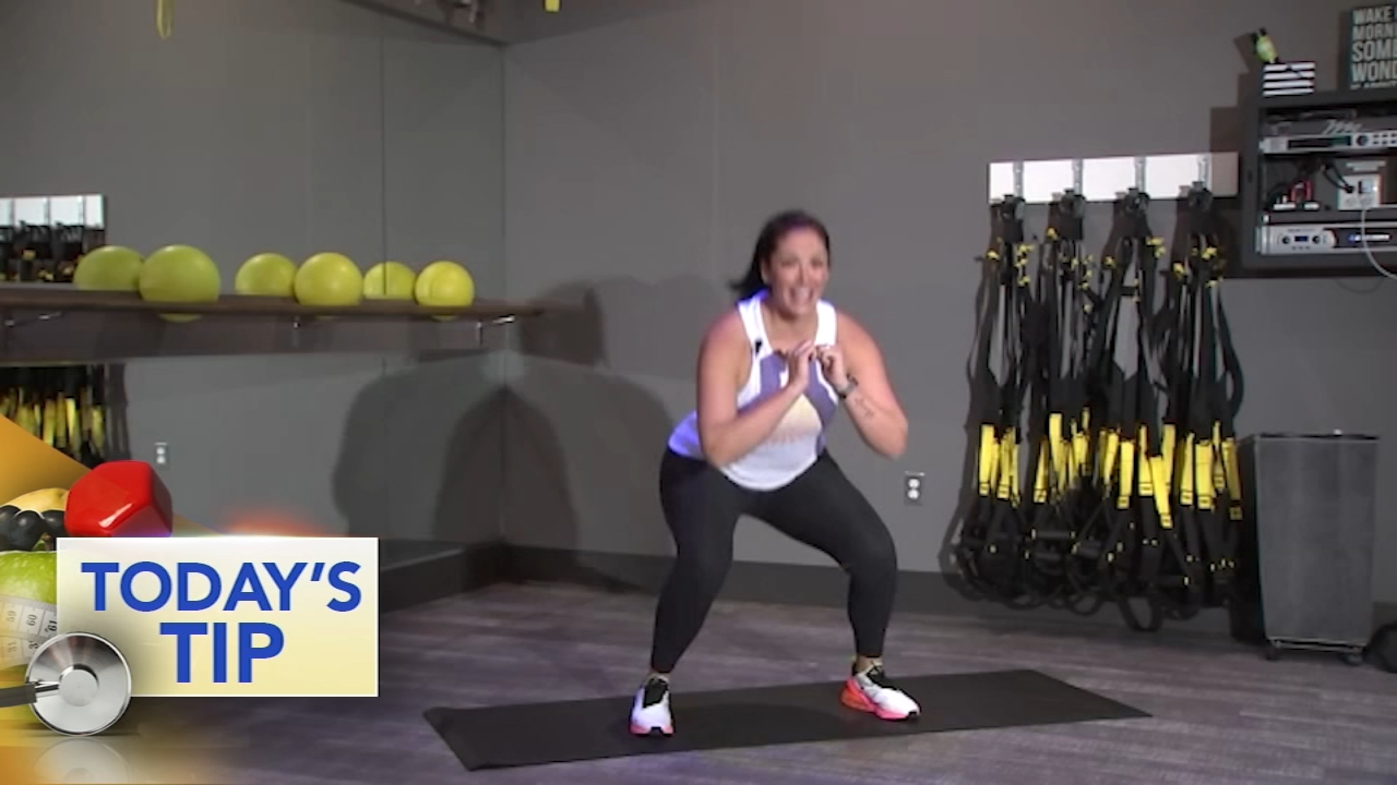 Squat heel raise - Today's Tip