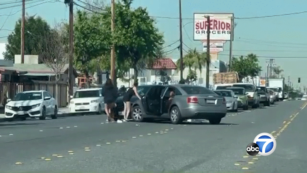 Bell attack: 3 women ram car, smash its windows with driver inside