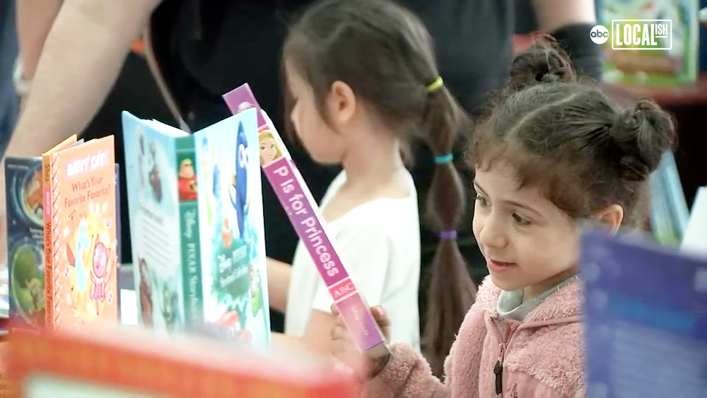 Disney donates over 11,000 books to kids in need