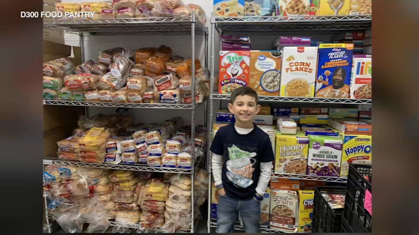 8yearold boy fights hunger, helps Carpentersville, IL pantry give