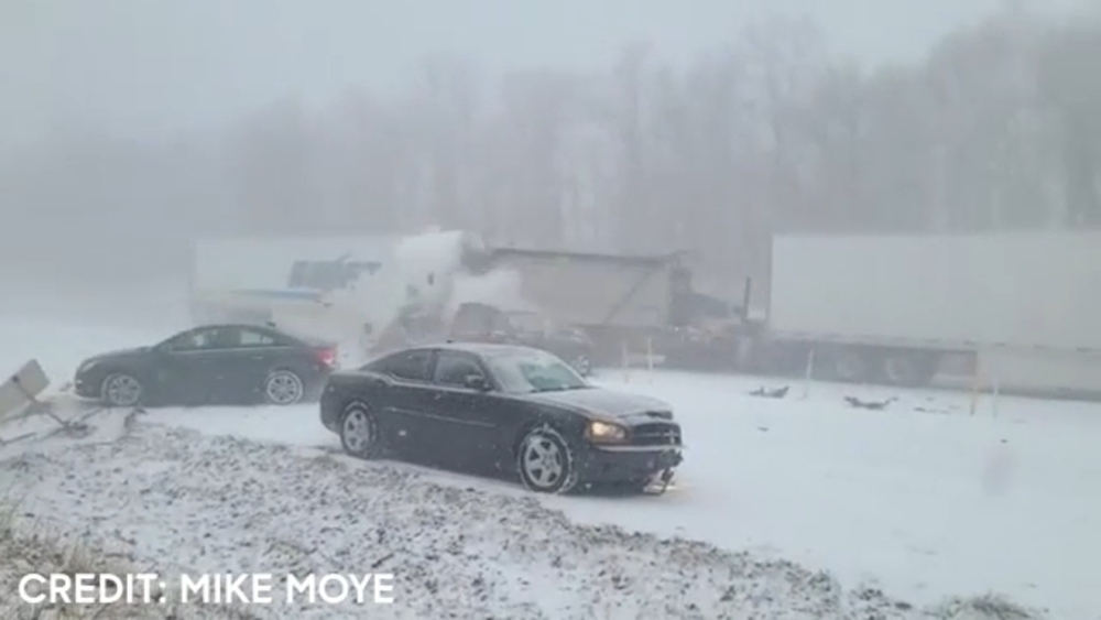 Massive pile-up on I-81 in Pennsylvania