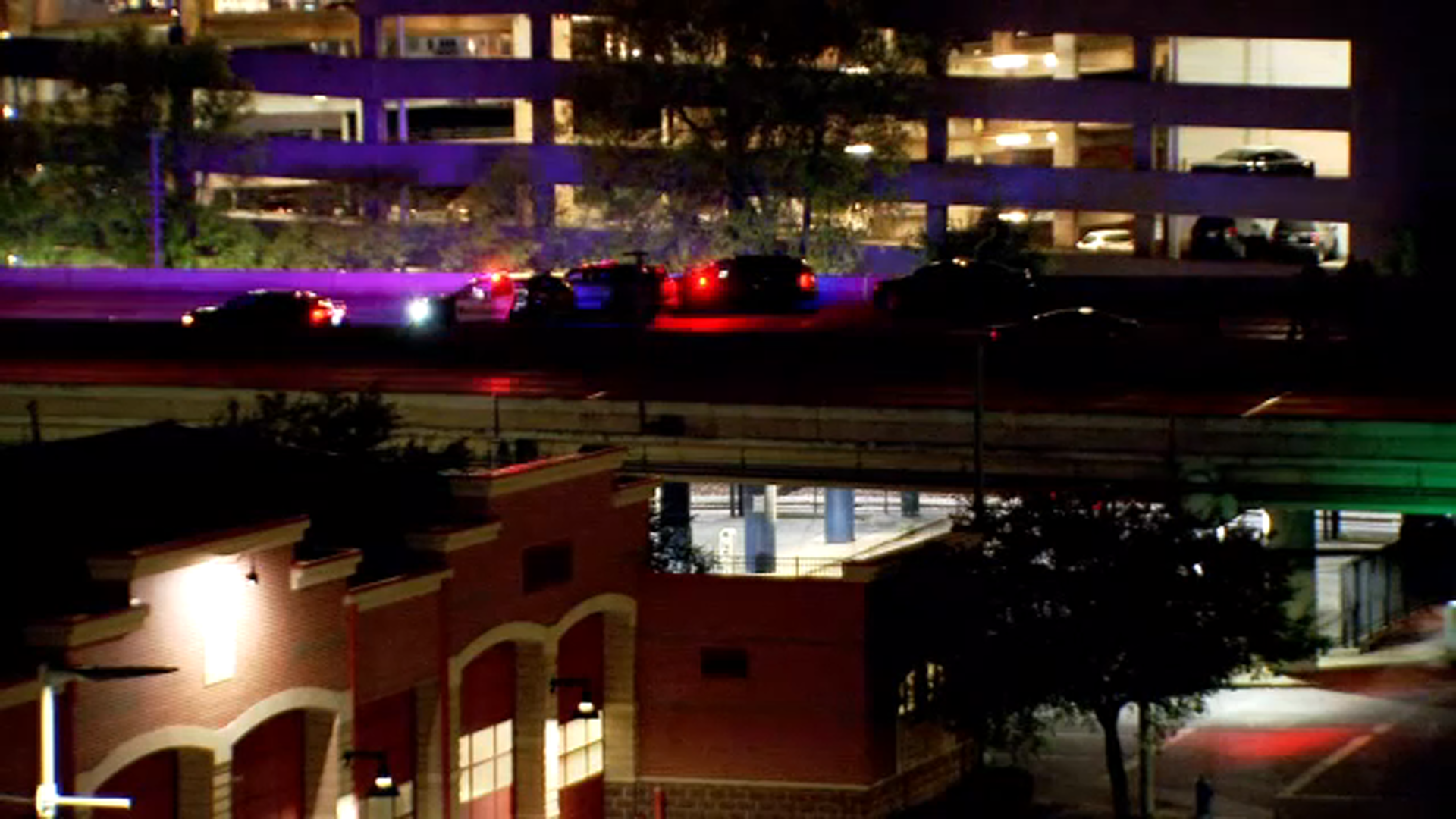 Woman found dead in crashed car on I-45 Pierce Elevated