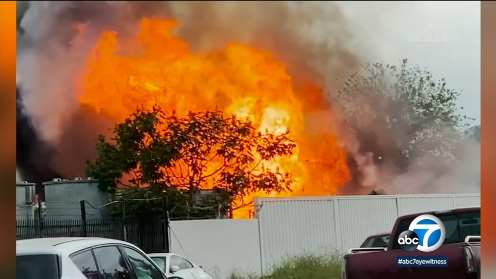 4 injured in explosions at metal recycling facility in Montclair