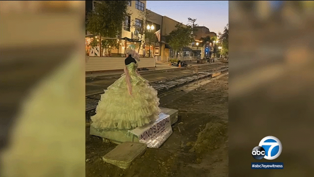 Downtown Santa Ana business owners protest OC Streetcar's construction