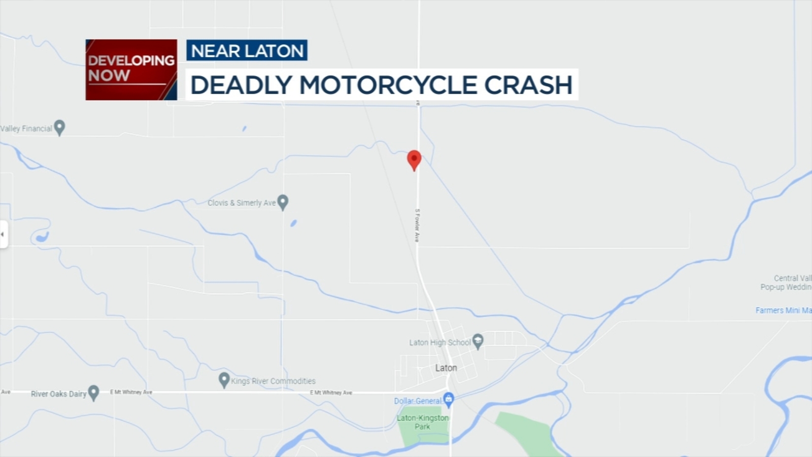 Motorcyclist killed in Fresno County crash, CHP says - ABC30 Fresno