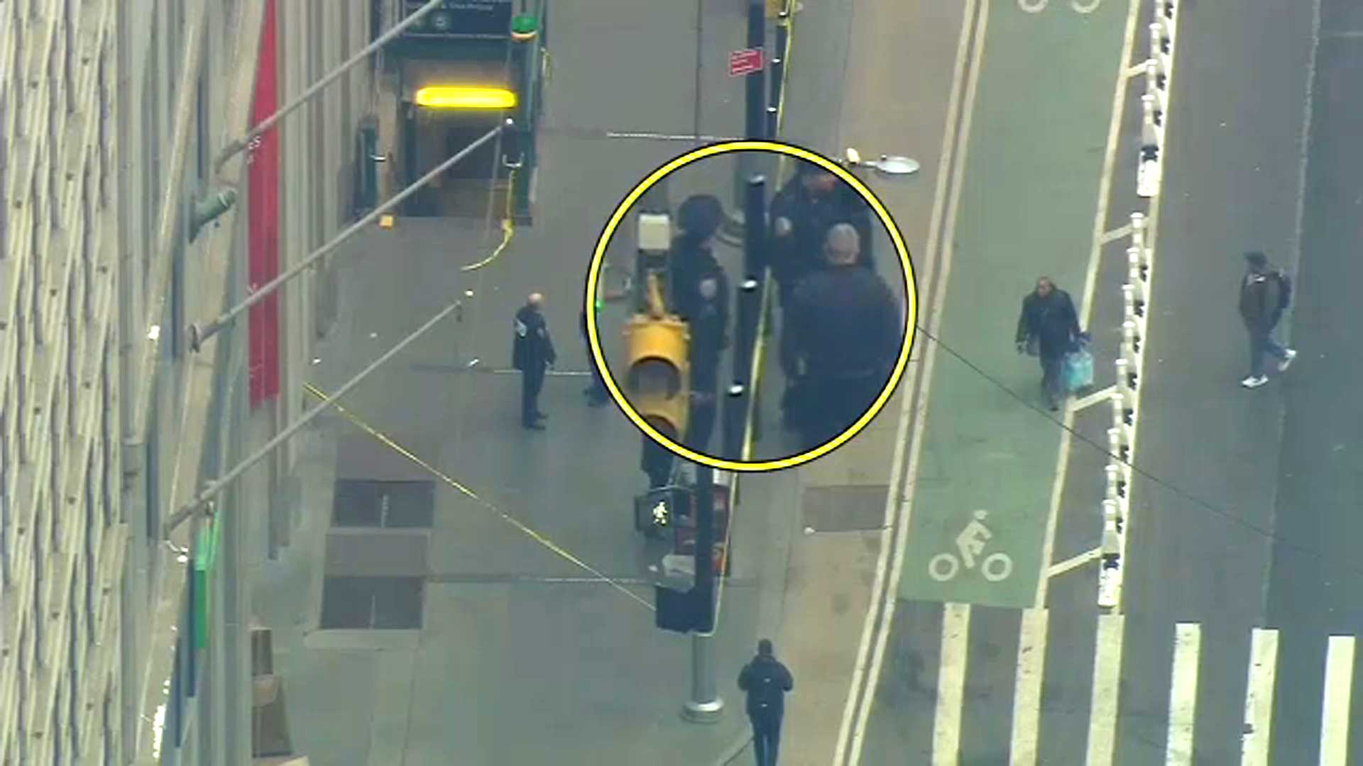 Man stabbed on subway staircase at Wall Street station