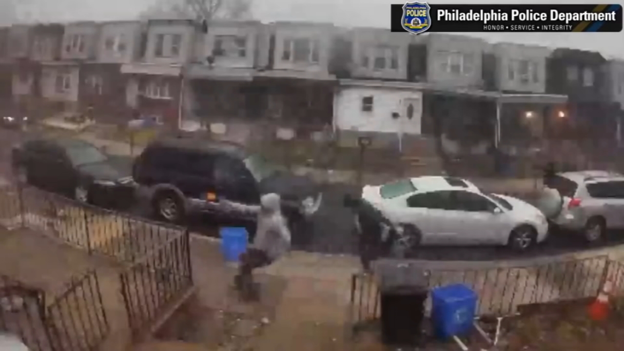 61 shots fired on Southwest Philly street, surveillance released