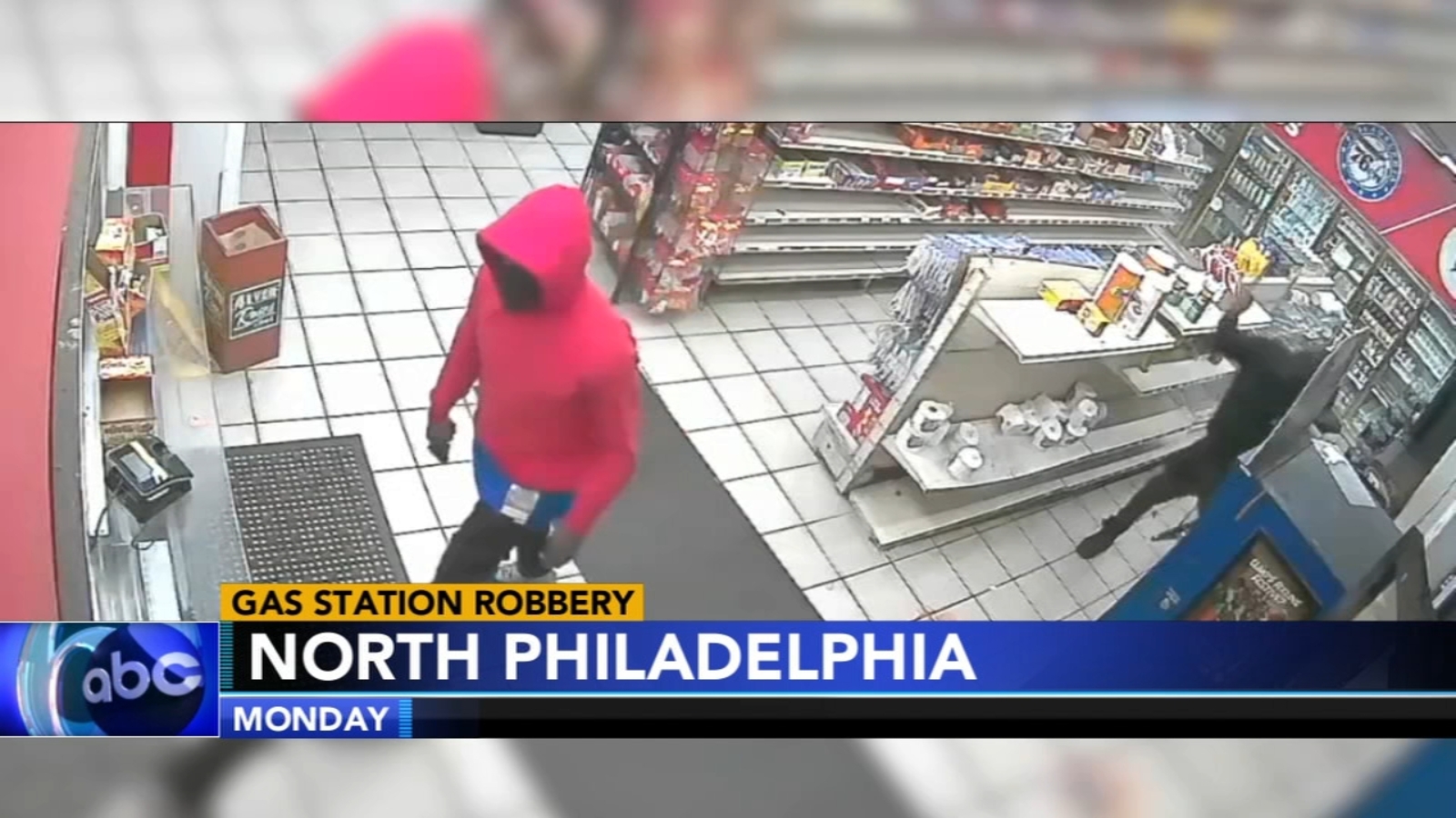 Suspects wanted in North Philadelphia gas station robbery caught on ...