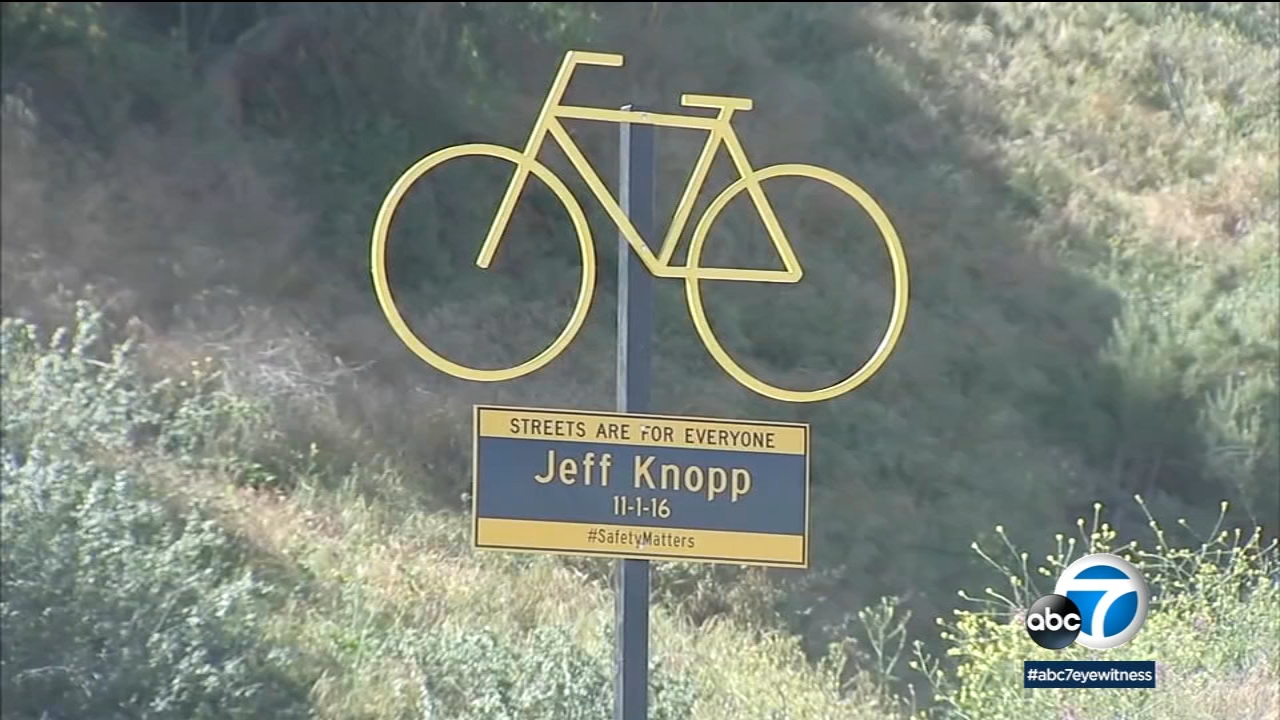 LA cyclist killed in collision honored with "Yellow Bike" memorial