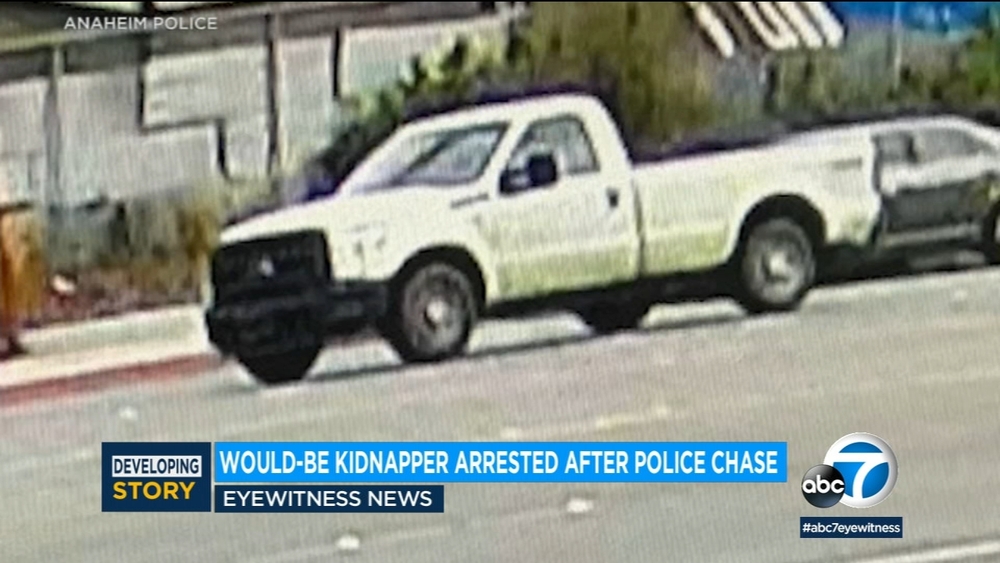 Anaheim man arrested for alleged attempted kidnapping of 13-year-old