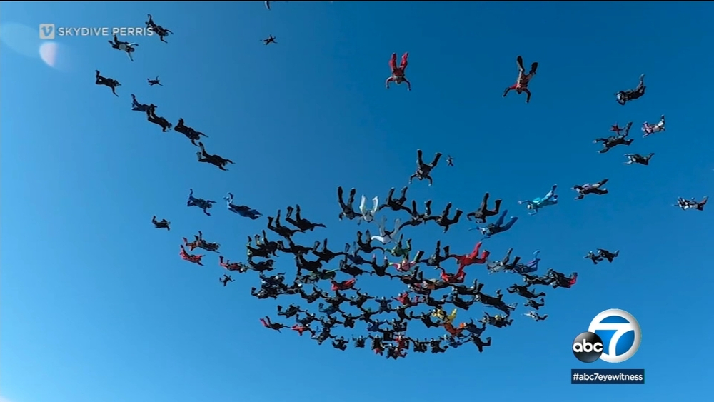 Over 100 senior citizens board plane hoping to set skydiving record