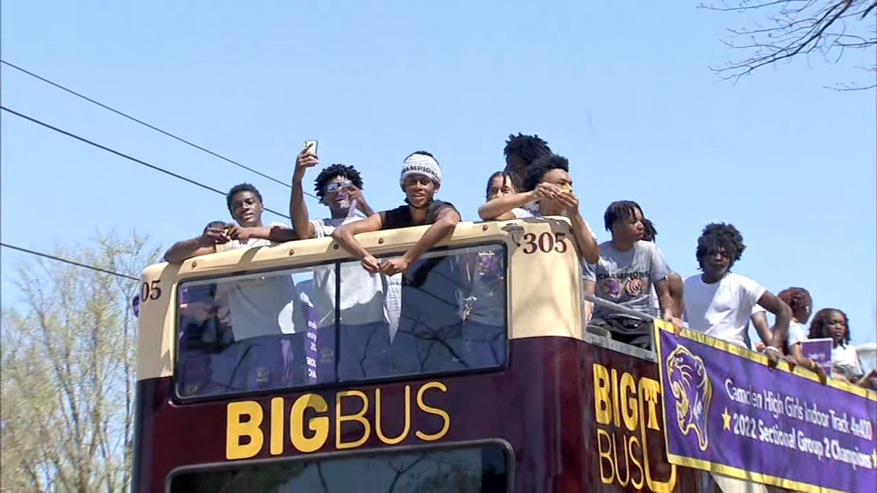 Student-athletes honored with "Parade of Champions" in Camden, NJ