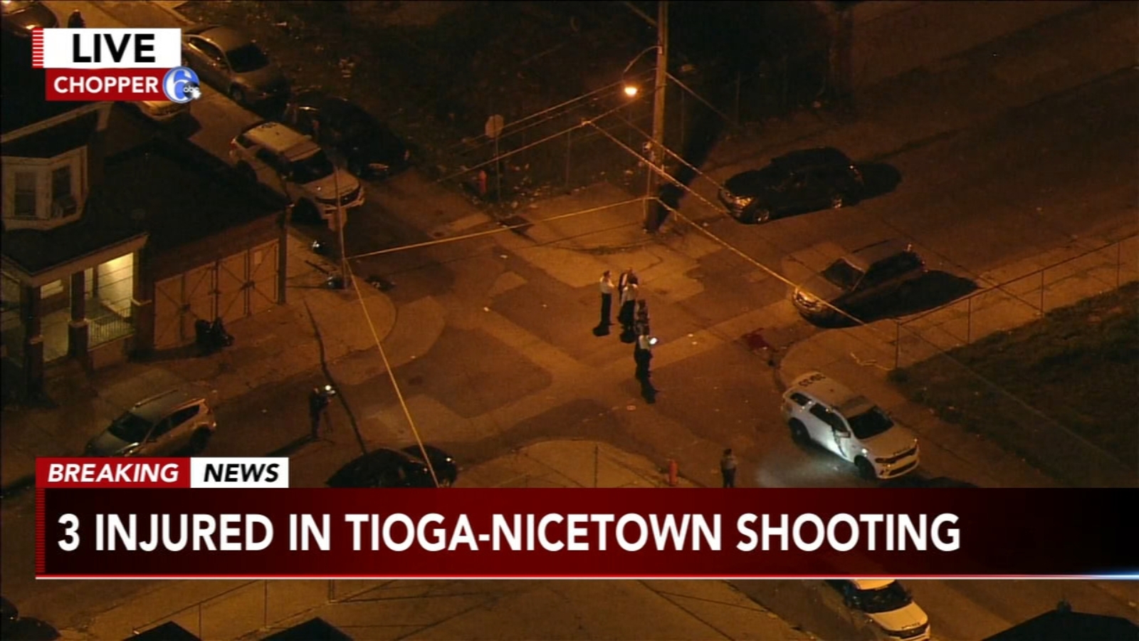 3 shot in Philadelphia’s Tioga-Nicetown neighborhood; suspects wanted