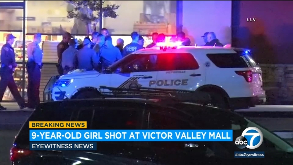 9-year-old girl wounded in shooting at Victorville mall