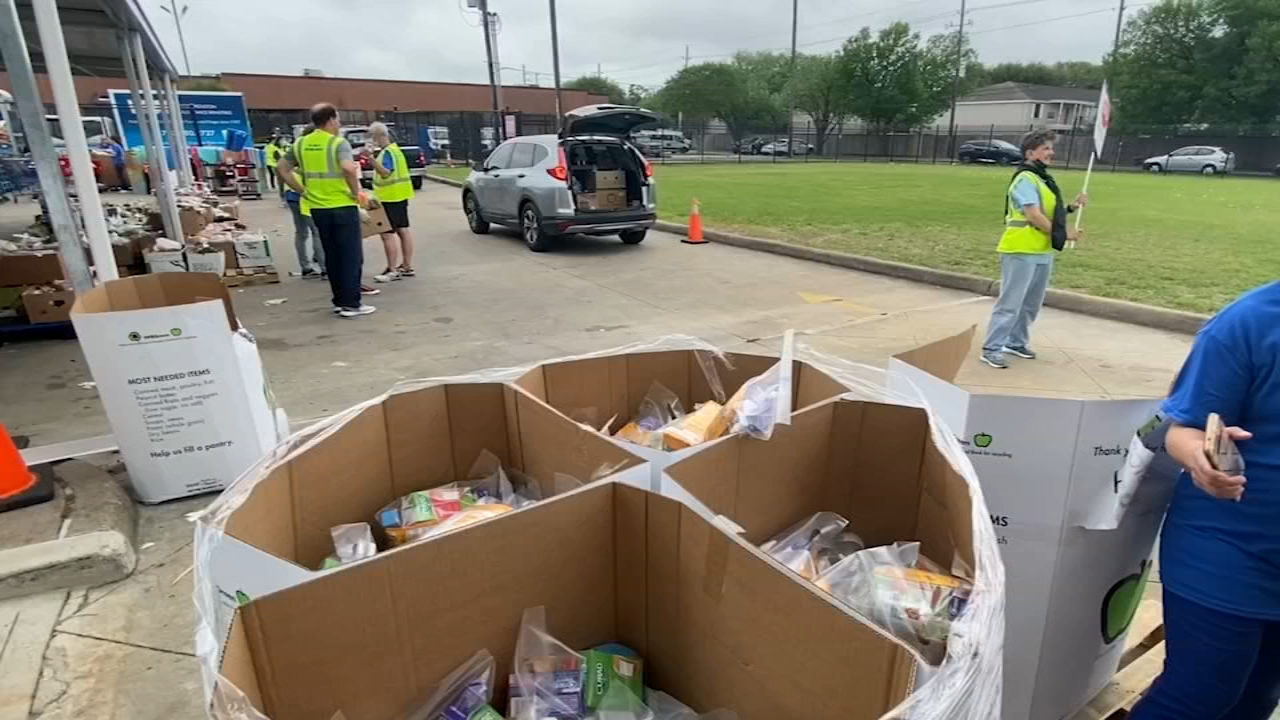 W. Houston food distribution sees twice the traffic than normal