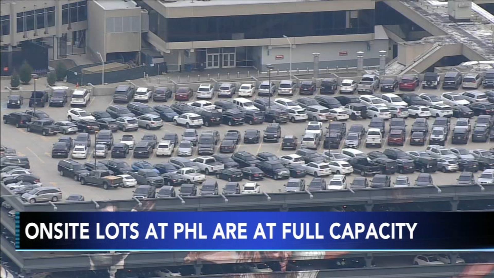 Philadelphia International Airport (PHL) parking is full Easter weekend