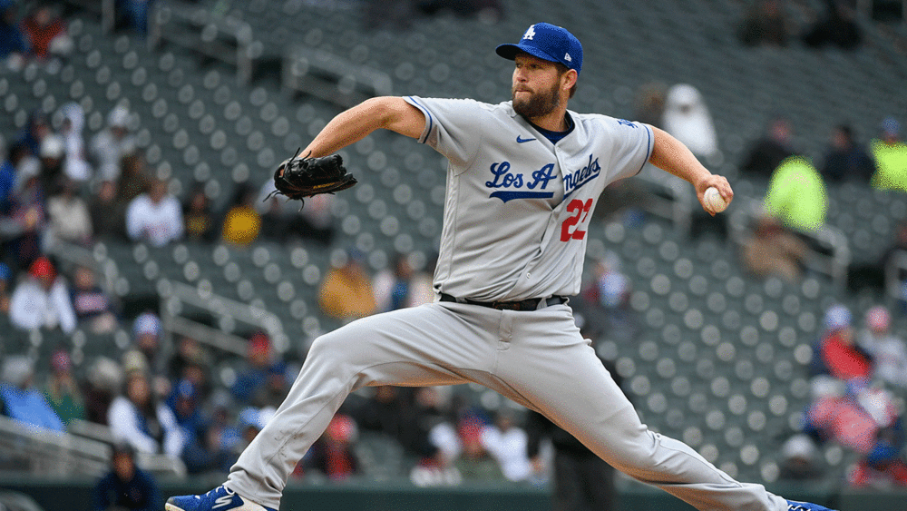 Dodgers' Kershaw takes perfect game through 7 innings vs. Twins
