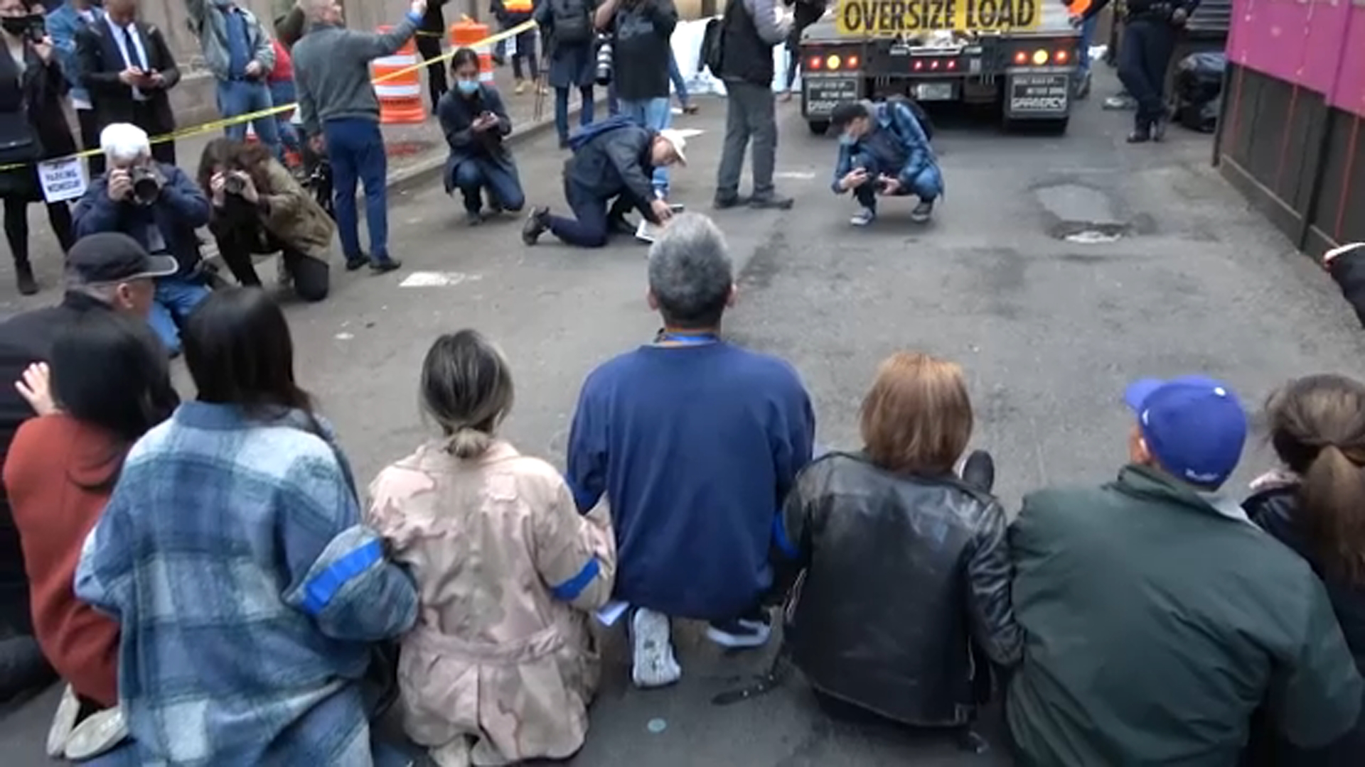 Chinatown community protests construction of new jail