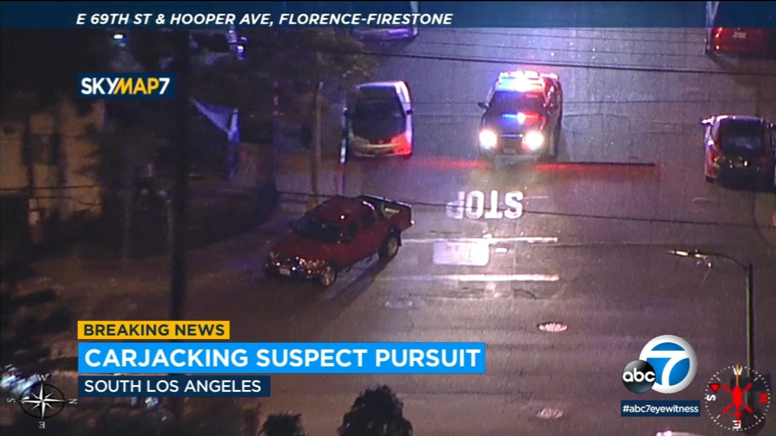 Chase: Carjacking suspect hits dog during wild pursuit through South LA ...