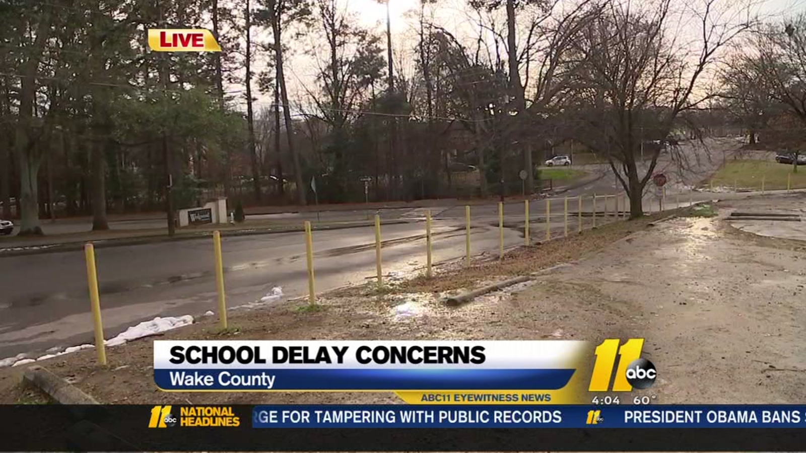 Slick roads affect some schools, but not Wake County ABC11 RaleighDurham