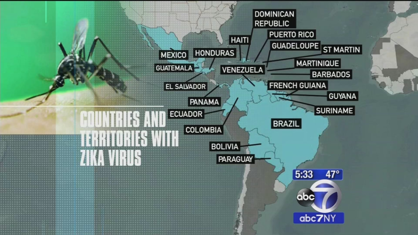 US Virgin Islands, Dominican Republic added to CDC's Zika virus list