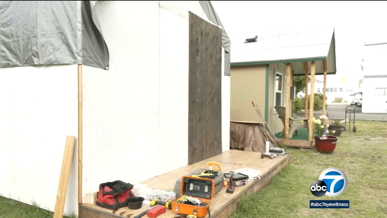 SoCal pastor housing the homeless in cabins built on church grounds