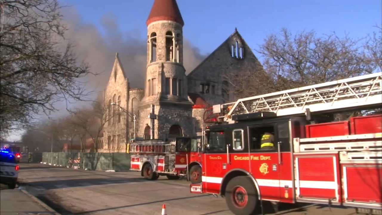 Fire at Englewood church reignites, Easter services moved after building destroyed