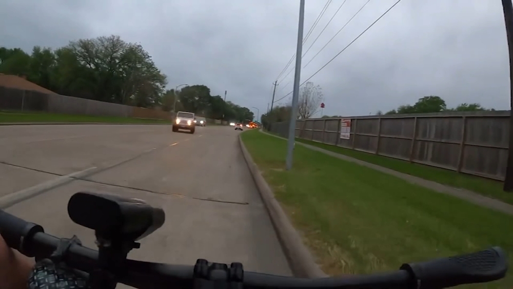 Road rage against cyclist caught on camera