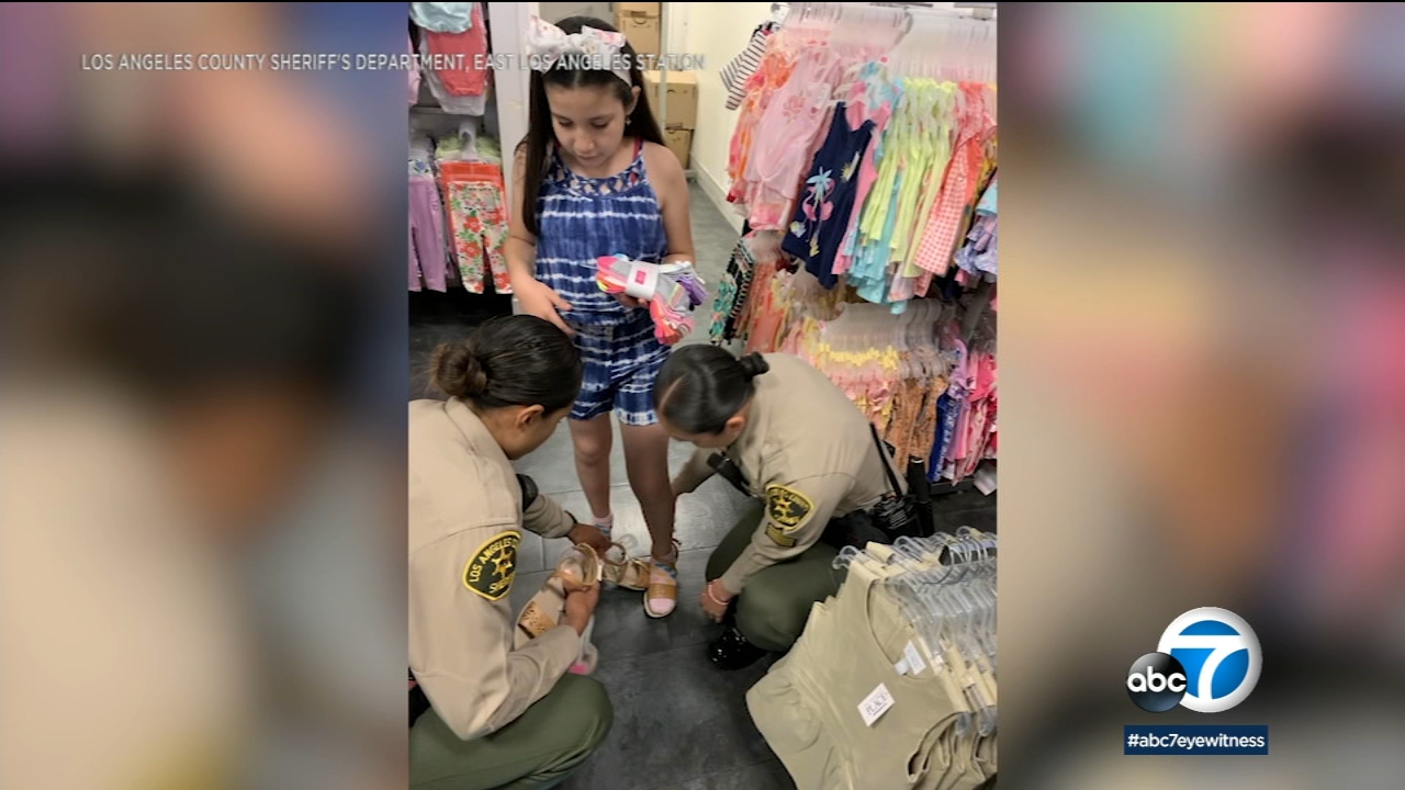 LASD deputies take fourth grader on special shopping spree