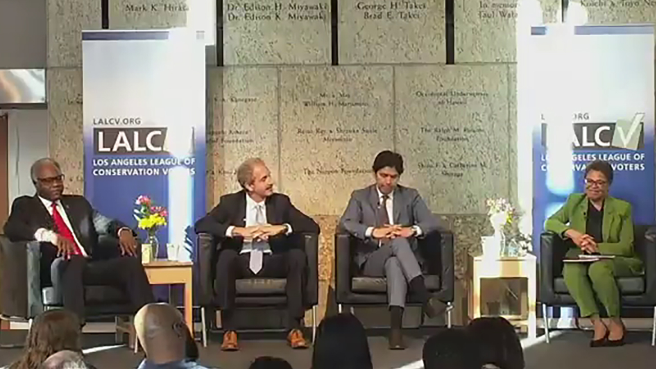 LA mayoral candidates debate environmental issues for Earth Day