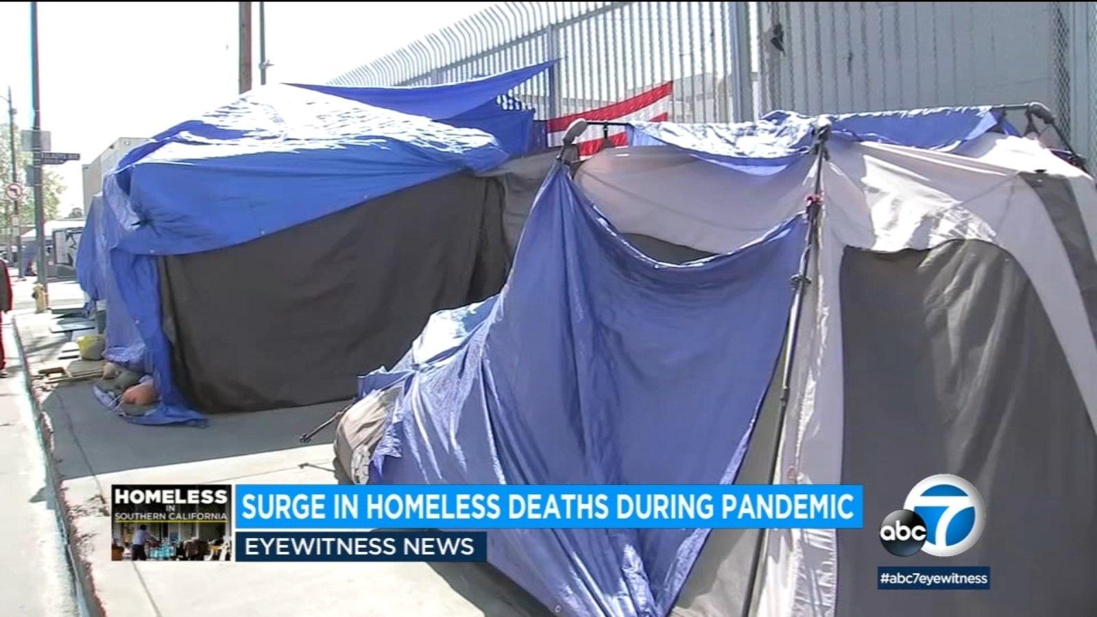 Los Angeles County homeless deaths spiked during the COVID-19 pandemic ...